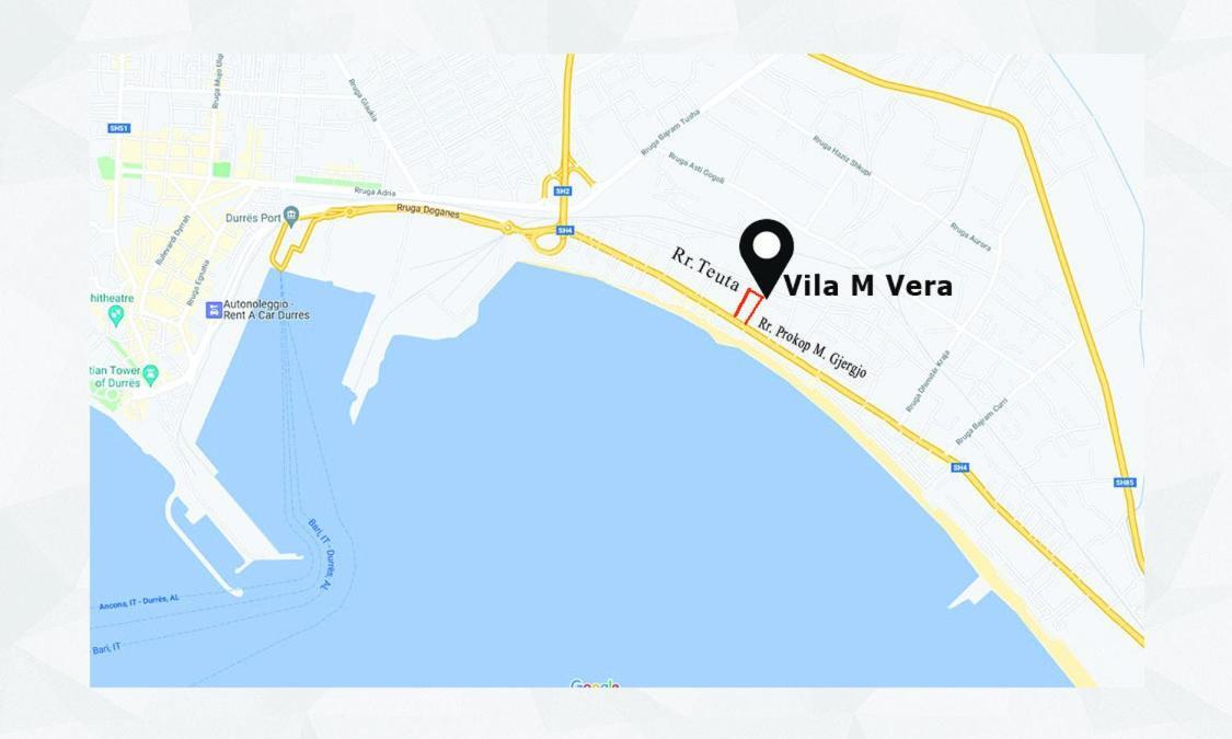 Vila M Vera Rooms With Kitchen And Apartments Durrës Eksteriør billede
